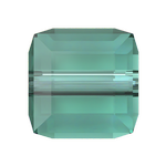 Dreamtime Crystal DC 5601 Cube Beads 6mm ReInvented Caribbean Green