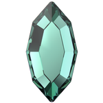 Dreamtime Crystal DC 2200 Navette Flat Back ReInvented Caribbean Green 8x4mm