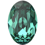 Dreamtime Crystal DC 4120 Oval Fancy Stone ReInvented Caribbean Green 6x4mm