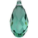 Dreamtime Crystal DC 6010 Briolette Pendant ReInvented Caribbean Green 13.6.5mm