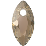 Swarovski 6437 Marquise Cut Pendant Crystal Bronze 9mm