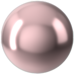 Dreamtime Crystal DC 5810 Round Pearl Bead Vintage Rose 8mm