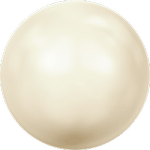 Dreamtime Crystal DC 5810 Round Pearl Bead Creamrose Light 12mm