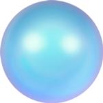Swarovski 5810 Round Pearl Bead Iridescent Light Blue 6mm