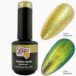 Tino Vo Sparkle Gel Polish, Golden Sand
