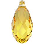 Dreamtime Crystal DC 6010 Briolette Pendant Light Topaz 11x5.5mm