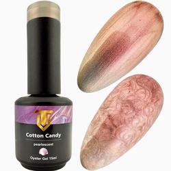 Tino Vo Color Gel Polish, Cotton Candy Pearlescent Oyster Gel