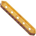 Dreamtime Crystal DC 77730 Rondelle Spacer Bars 5 Hole Cyclamen Opal/Gold