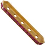 Dreamtime Crystal DC 77730 Rondelle Spacer Bars 5 Hole Fuchsia/Gold