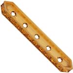 Dreamtime Crystal DC 77730 Rondelle Spacer Bars 5 Hole Topaz/Gold