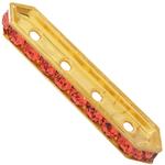 Dreamtime Crystal DC 77725 Rondelle Spacer Bars 4 Hole Indian Pink/Gold