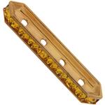 Dreamtime Crystal DC 77725 Rondelle Spacer Bars 4 Hole Sunflower/Gold