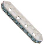 Dreamtime Crystal DC 77725 Rondelle Spacer Bars 4 Hole Indian Sapphire/Silver