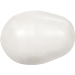 Dreamtime Crystal 5821 Pear Shaped Pearl Bead White 11x8mm