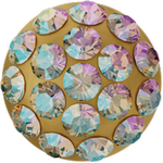Swarovski 86601 Cabochon Pavé Light Colorado Topaz Shimmer 6mm