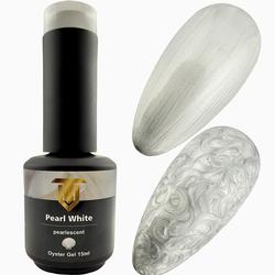 Tino Vo Color Gel Polish, Pearl White Oyster Gel