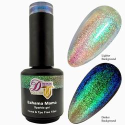 Tino Vo Sparkle Gel Polish, Bahama Mama