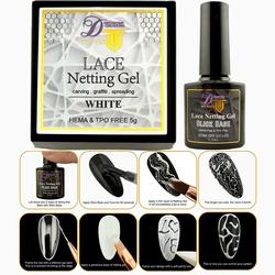 Tino Vo White Lace Netting Gel with Slick Base