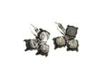 Empty Cup Earrings Hand Set Stones mm Lever Back for Dreamtime Crystal 1088 ss39 Pair