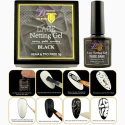 Tino Vo Black Lace Netting Gel with Slick Base