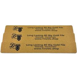 Tino Vo Long Lasting 80 Grit Big Gold Nail File, Package of 3 Files