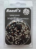 CraftSafe Crystalina Low Lead Hot Fix Rhinestones 2mm Smoked Topaz, 800 Pieces