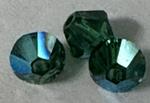 Dreamtime Crystal DC 5328 Bicone Bead Majestic Green Shimmer 4mm