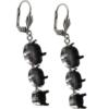 Empty Jewelry Earrings Setting for Dreamtime Crystal 1088, 4470. Pair.