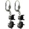 Empty Jewelry Earrings Setting for Dreamtime Crystal 1088, 4470. Pair.