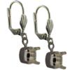Empty Jewelry Earrings Setting for Dreamtime Crystal 1088 SS47. Pair.