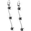 Empty Jewelry Wavy Earrings Lever Back for Dreamtime Crystal 1088 SS29. Pair.