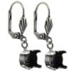 Empty Jewelry Earrings Setting for Dreamtime Crystal 1088 ss39. Pair.