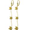 Empty Jewelry Wavy Earrings Lever Back for Dreamtime Crystal 1088 SS29. Pair.