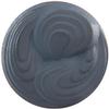 German Round Glass Cabochon Swirl 18mm Crystal Matte/Mystique