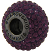 Swarovski 180101 BeCharmed Pave Beads 14mm Amethyst
