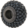Swarovski 180101 BeCharmed Pave Beads 14mm Jet Hematite