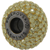 Swarovski 180101 BeCharmed Pave Beads 14mm Jonquil