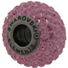 Swarovski 180101 BeCharmed Pave Beads 14mm Light Rose