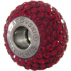 Swarovski 180101 BeCharmed Pave Beads 14mm Siam