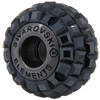 Swarovski 180201 BeCharmed Pave Beads 14mm Jet Hematite