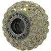 Swarovski 180201 BeCharmed Pave Beads 14mm Luminous Green