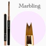 Tino Vo Nail Art Brush, Marble Fishtail Brush