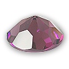 Dreamtime Crystal 2020 Rauten Rose Flat Back Amethyst 10mm