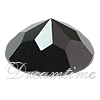 Dreamtime Crystal 2020 Rauten Rose Flat Back Jet 8mm