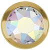 Dreamtime Crystal DC 2078H Framed Flat Back Crystal AB/Gold