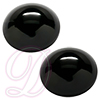 Dreamtime Crystal 2090/4 Cabochons Jet 4mm