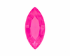Dreamtime Crystal DC 2200 Navette Flat Back Crystal Electric Pink Ignite 8x4mm