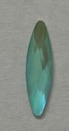 Bling! 2200 Navette Flatback Forest MI 11x3mm