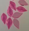 Dreamtime Crystal DC 2205 Flame Flat Back Crystal Electric Pink Ignite 7.5mm