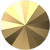 Dreamtime Crystal DC 1122 Rivoli Round Stone Crystal Aurum 12mm
